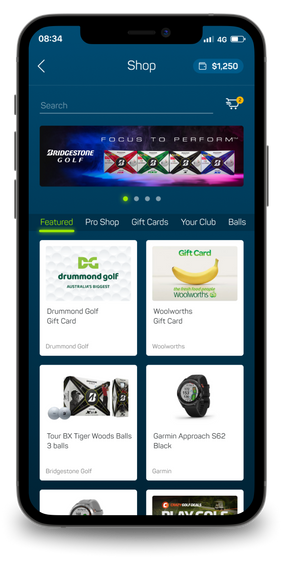 MoneyShot App Shop Screen