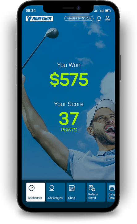MoneyShot App Won Screen